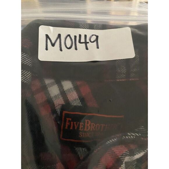 Five Brother Men's Heavy Flannel Button Up Work/Chore/Farm/Outdoor Shirt XL Reg - Picture 7 of 7